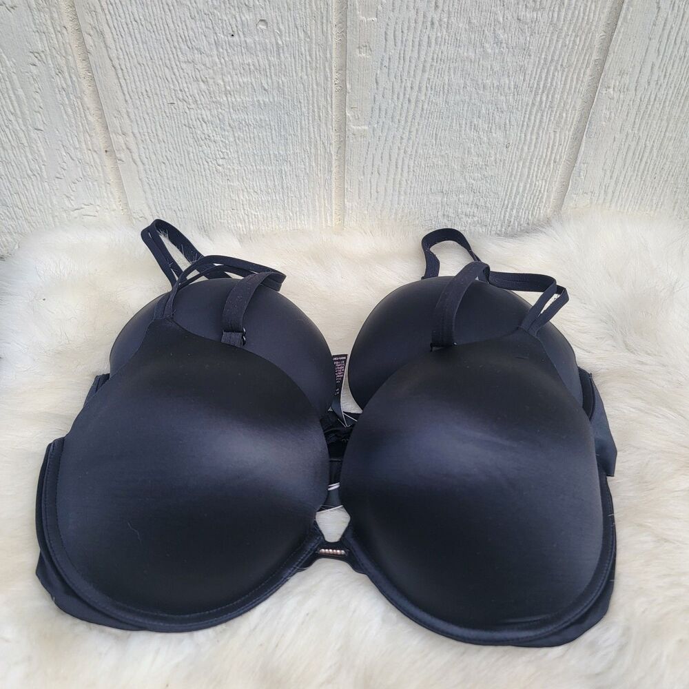 2 Victoria's Secret bras Black very sexy push up bra 36DD